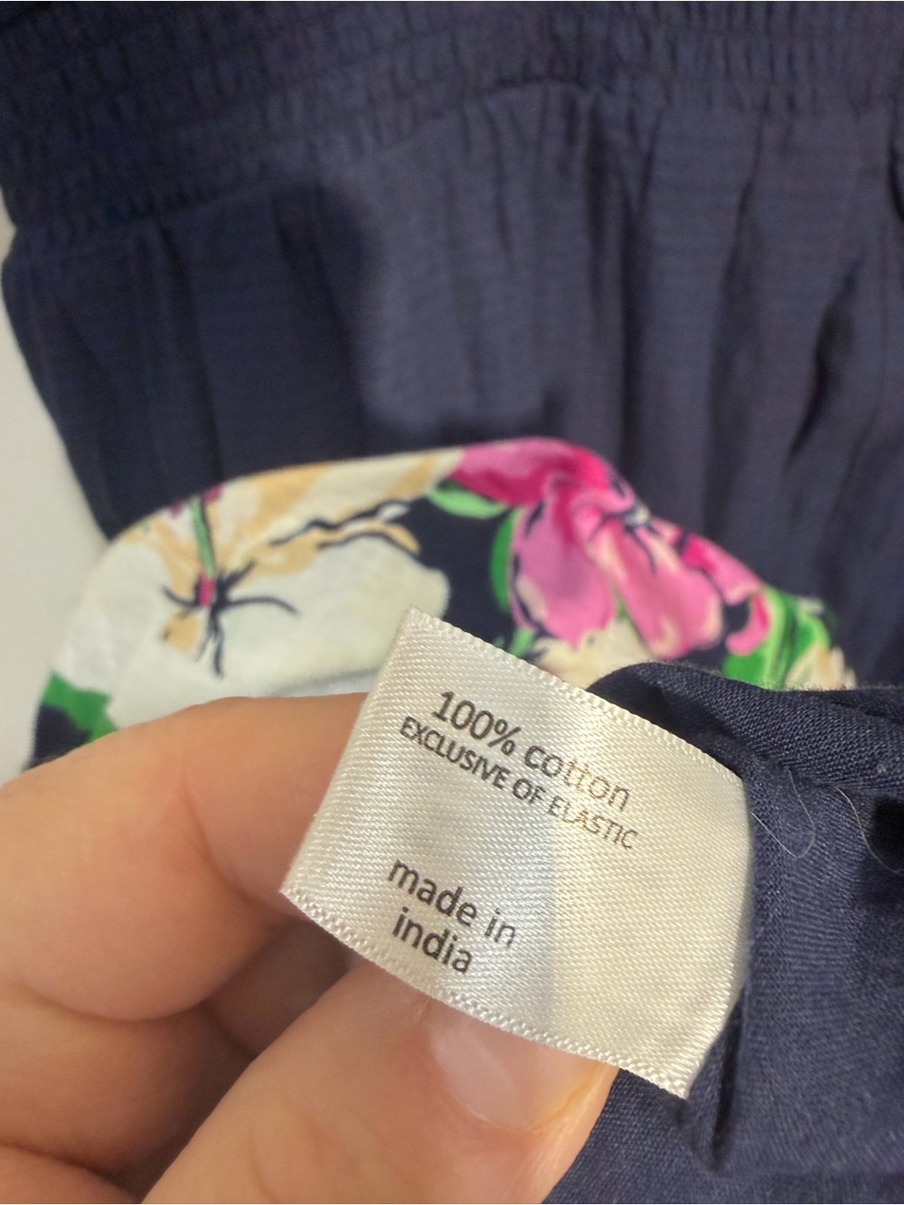 Lane Bryant Navy Floral Border Print Maxi Dress NWT 26 - Picture 9 of 9
